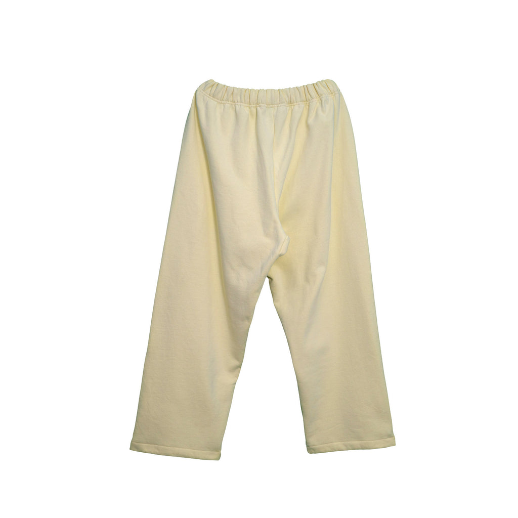 NISHIMOTO IS THE MOUTH WIDE SWEAT PANTS NIM-WD08 LIGHT YELLOW