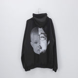NISHIMOTO IS THE MOUTH 2 FACE SWEAT HOODIE NIM-W03 BLACK