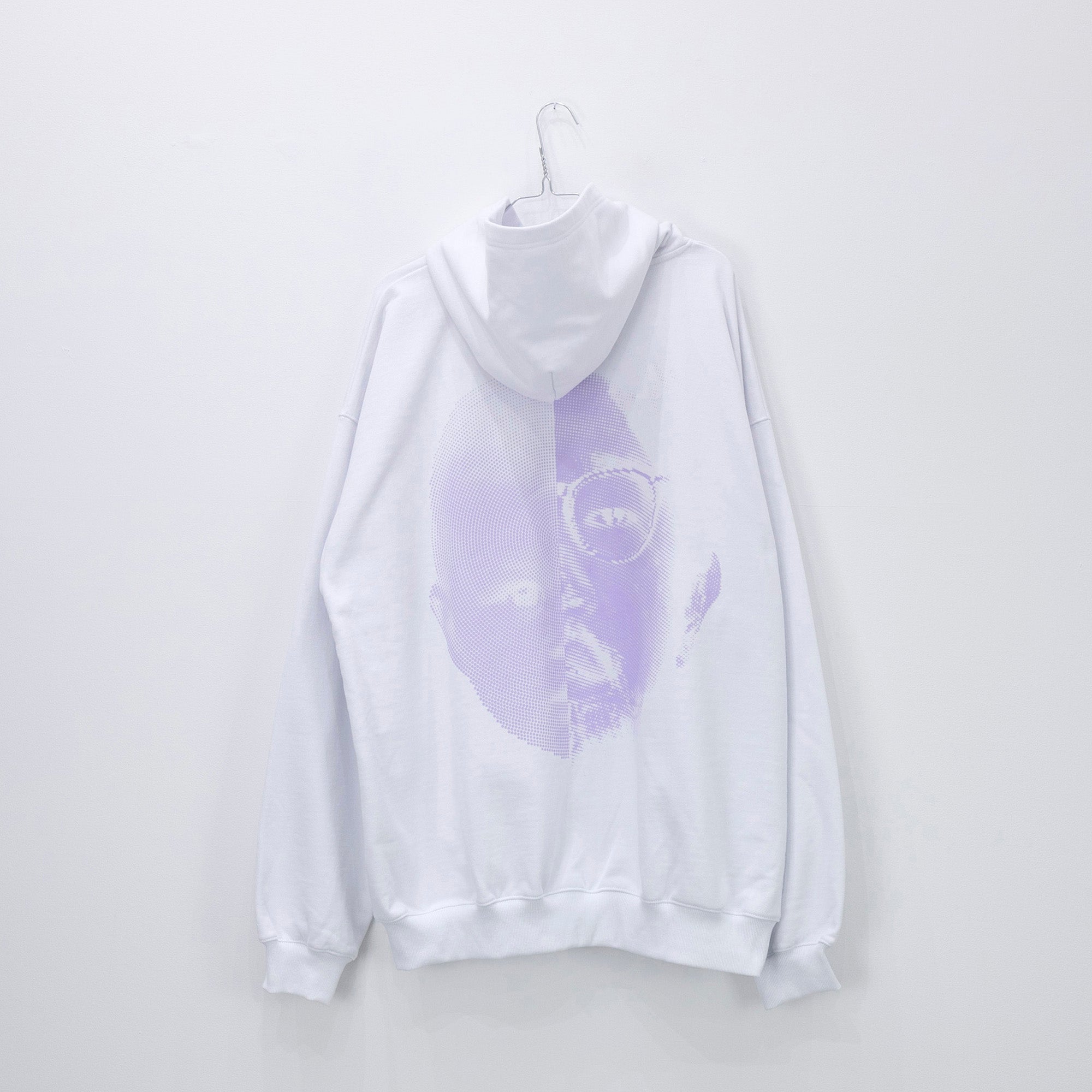 NISHIMOTO IS THE MOUTH 2 FACE SWEAT HOODIE NIM-W03 WHITE