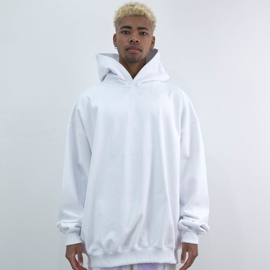 NISHIMOTO IS THE MOUTH 2 FACE SWEAT HOODIE NIM-W03 WHITE