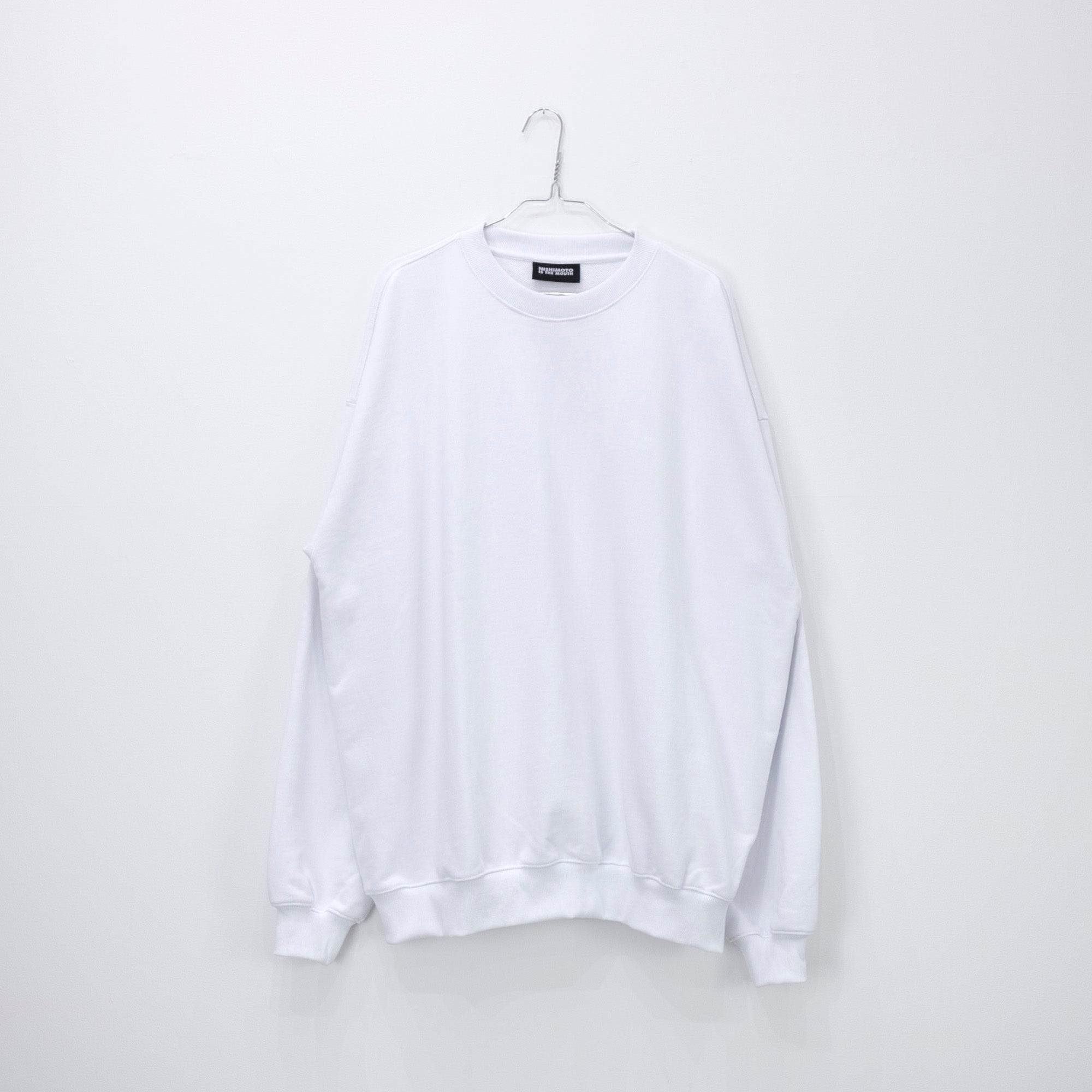 NISHIMOTO IS THE MOUTH 2 FACE SWEAT SHIRTS NIM-W04 WHITE