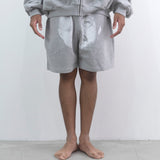 NISHIMOTO IS THE MOUTH 2 FACE SWEAT SHORTS NIM-W06 GREY