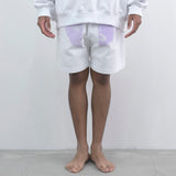NISHIMOTO IS THE MOUTH 2 FACE SWEAT SHORTS NIM-W06 WHITE 