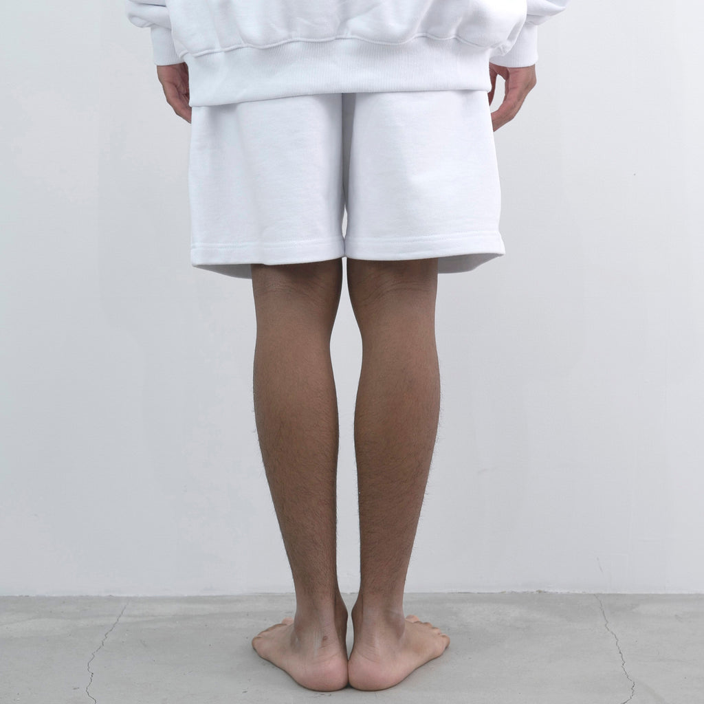 NISHIMOTO IS THE MOUTH 2 FACE SWEAT SHORTS NIM-W06 WHITE