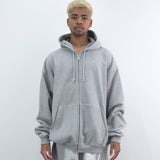 NISHIMOTO IS THE MOUTH 2 FACE ZIP SWEAT HOODIE NIM-W07 GRAY 