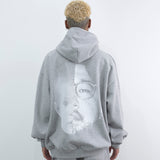 NISHIMOTO IS THE MOUTH 2 FACE ZIP SWEAT HOODIE NIM-W07 GRAY 