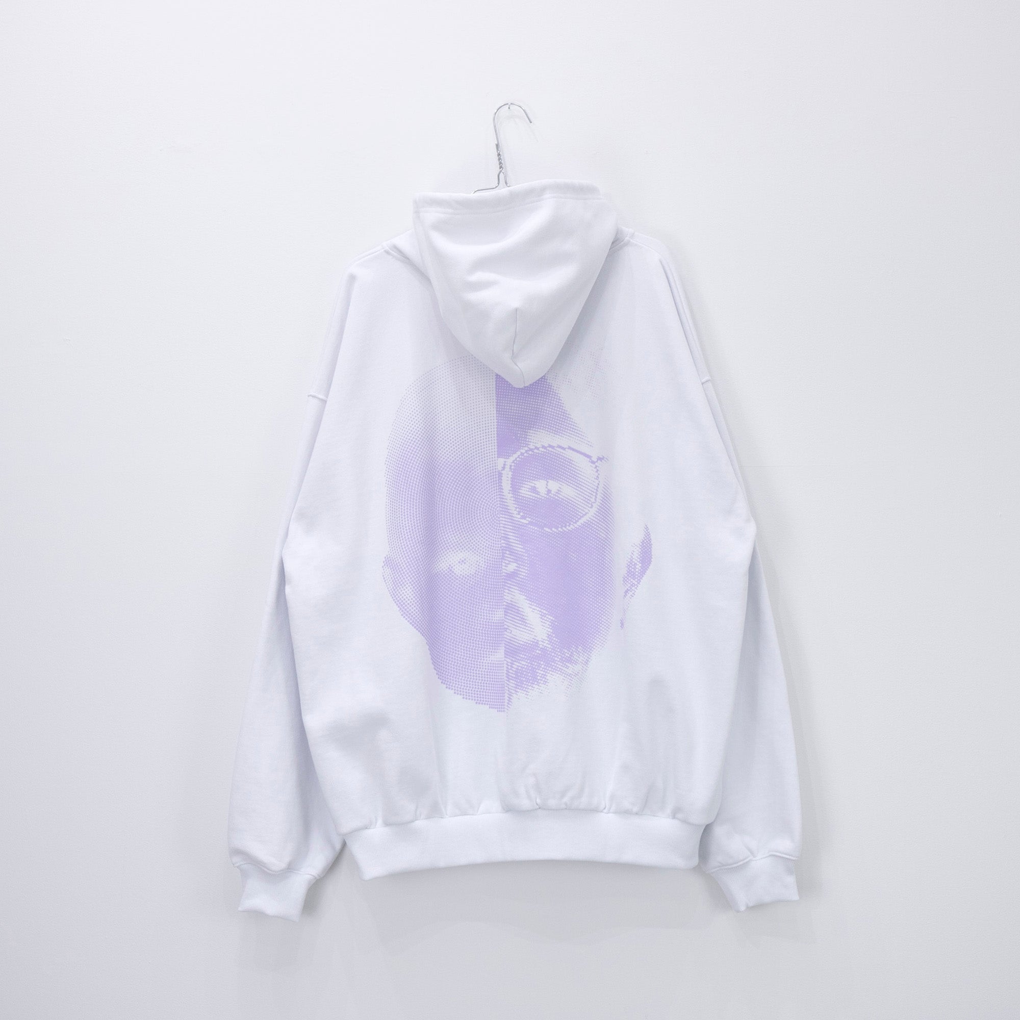 NISHIMOTO IS THE MOUTH 2 FACE ZIP SWEAT HOODIE NIM-W07 WHITE
