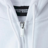 NISHIMOTO IS THE MOUTH 2 FACE ZIP SWEAT HOODIE NIM-W07 WHITE