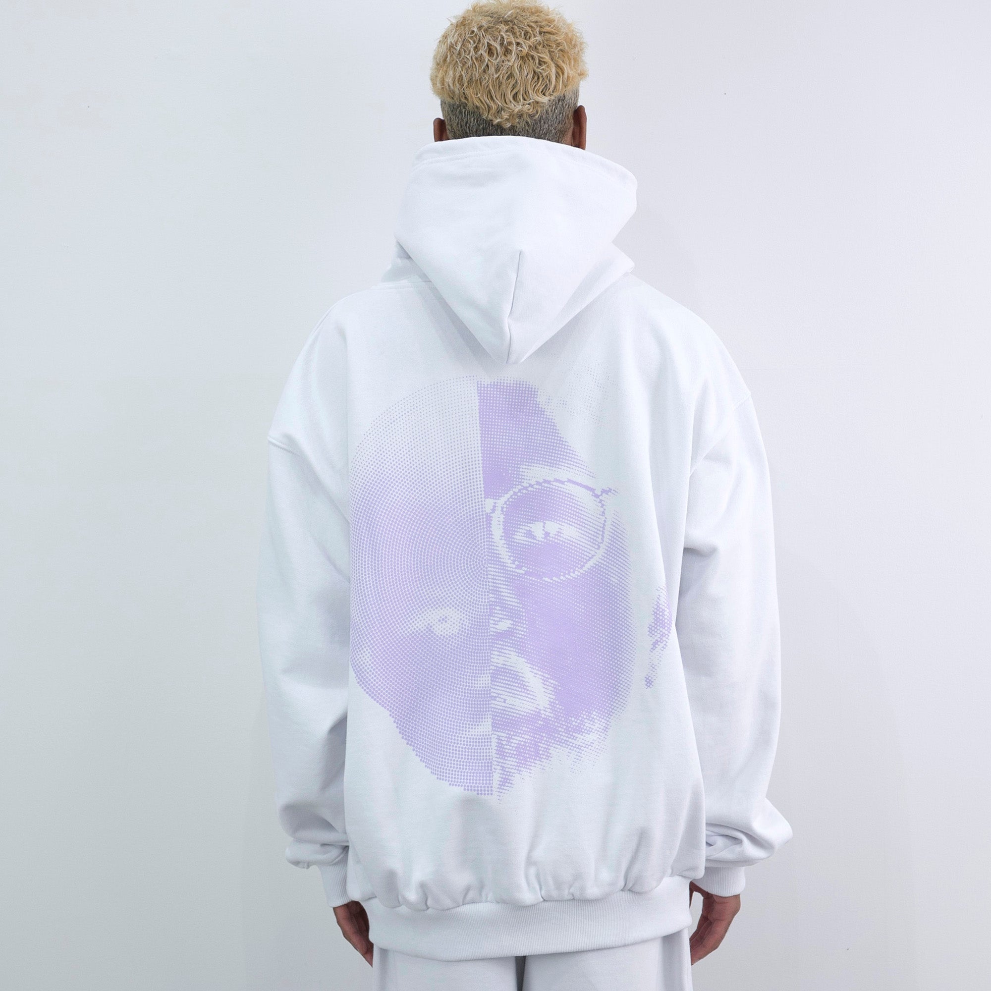 NISHIMOTO IS THE MOUTH 2 FACE ZIP SWEAT HOODIE NIM-W07 WHITE