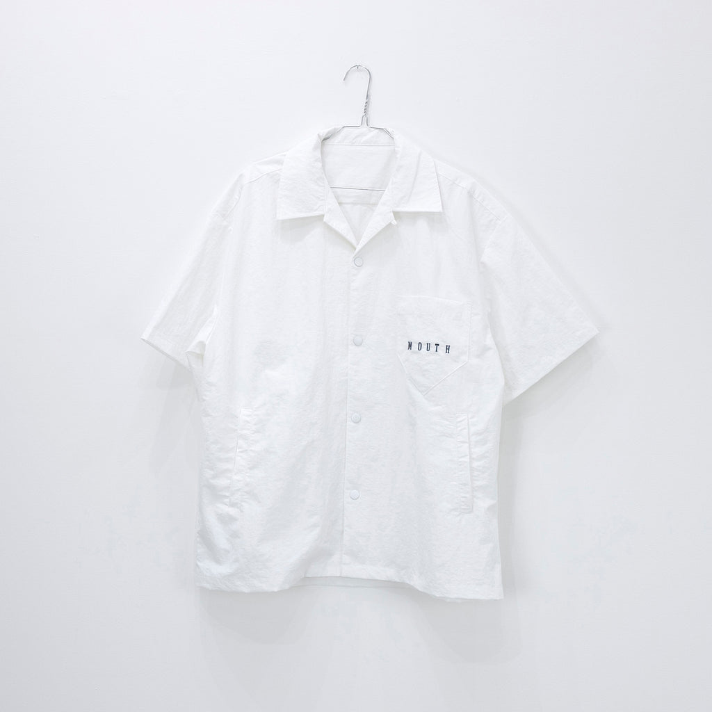 NISHIMOTO IS THE MOUTH LOGO NYLON SHIRTS NIM-W1SH WHITE 