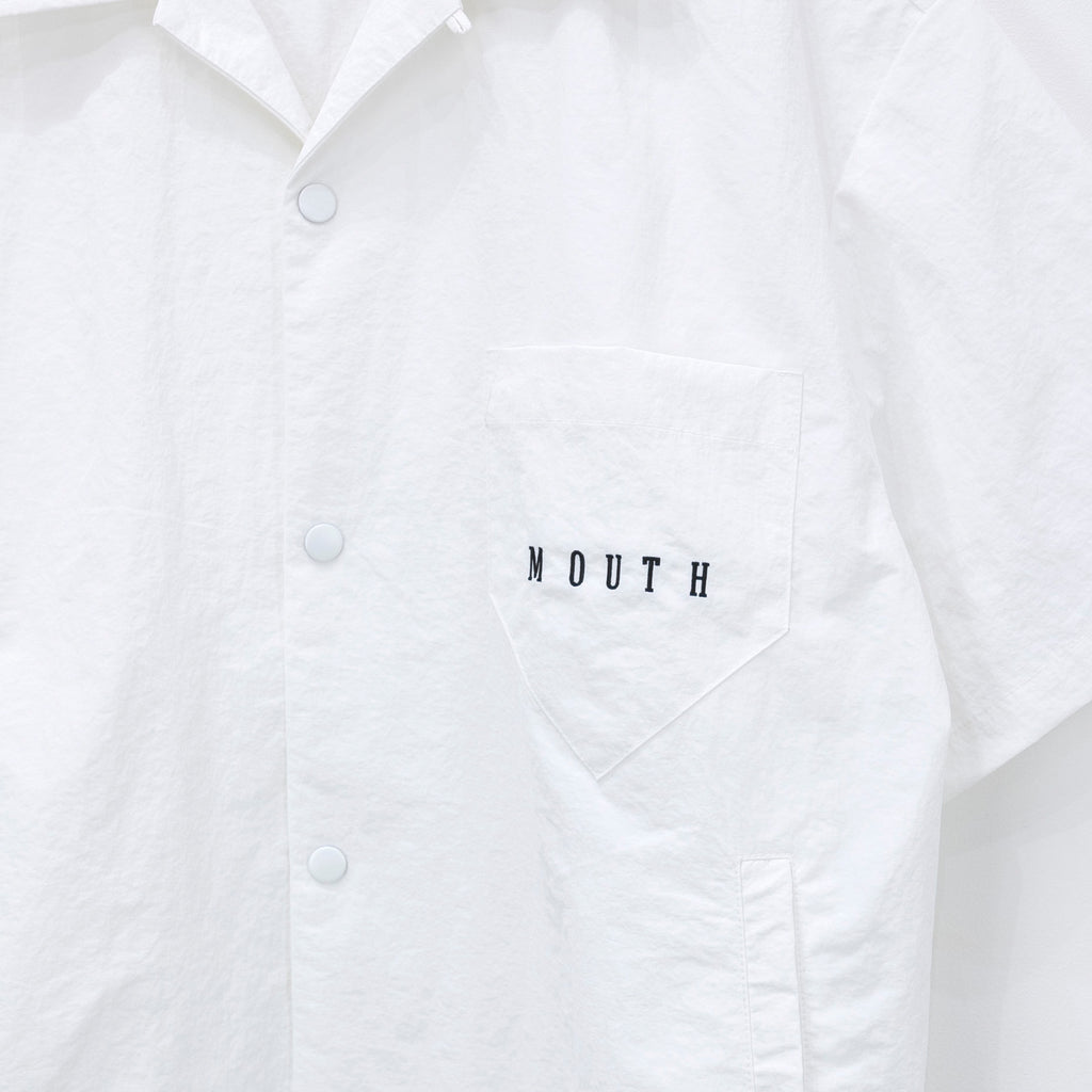 NISHIMOTO IS THE MOUTH LOGO NYLON SHIRTS NIM-W1SH WHITE 