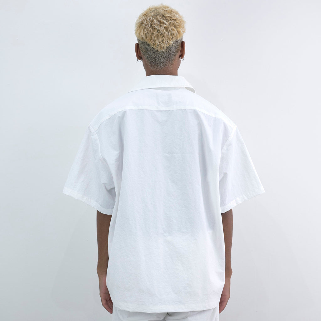 NISHIMOTO IS THE MOUTH LOGO NYLON SHIRTS NIM-W1SH WHITE 