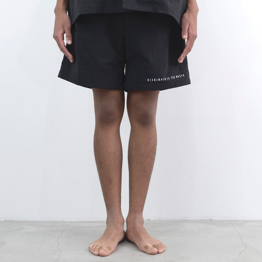 NISHIMOTO IS THE MOUTH LOGO TRUCK SHORTS NIM-W1ST BLACK 