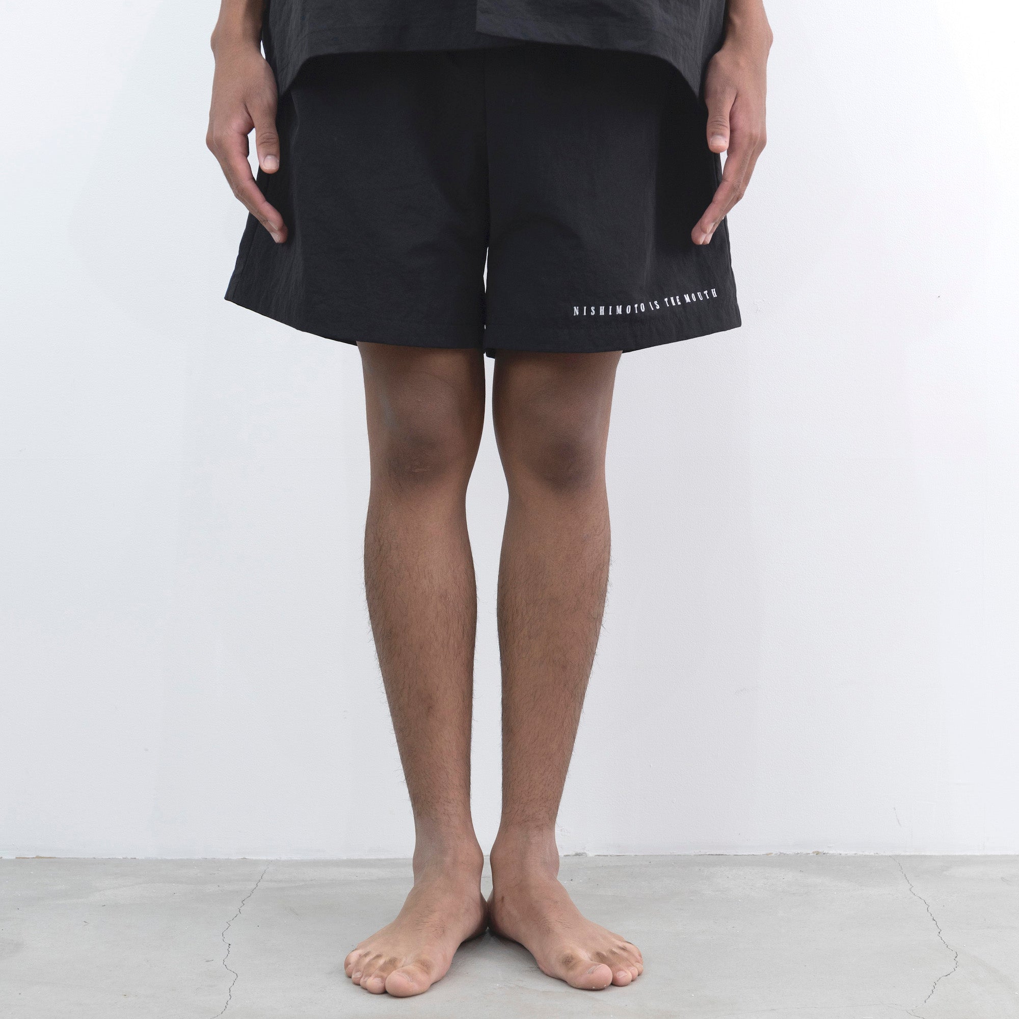 NISHIMOTO IS THE MOUTH LOGO TRUCK SHORTS NIM-W1ST BLACK