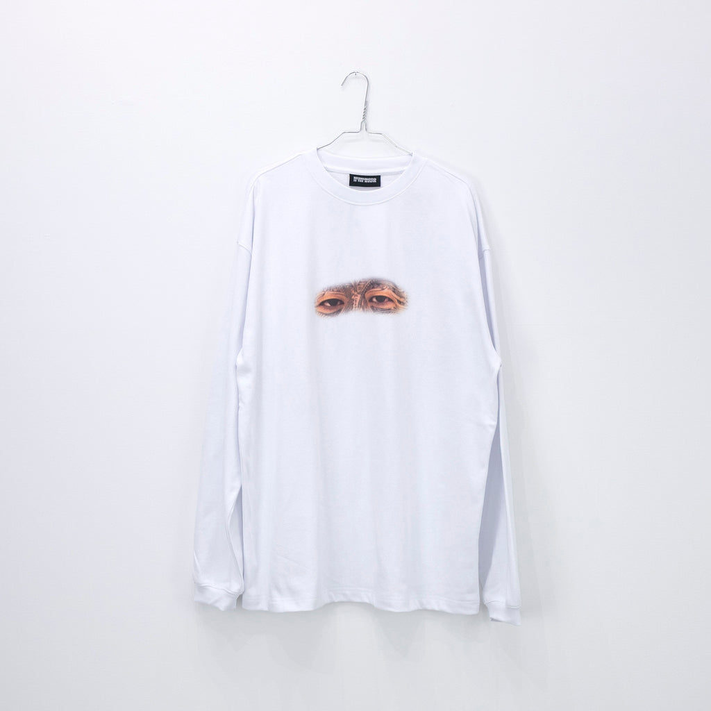 NISHIMOTO IS THE MOUTH EYES L/S TEE NIM-W32 WHITE