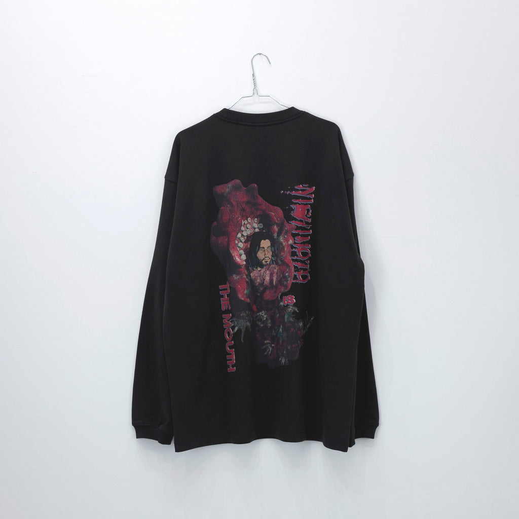 NISHIMOTO IS THE MOUTH JKR L/S TEE NIM-W82 BLACK 