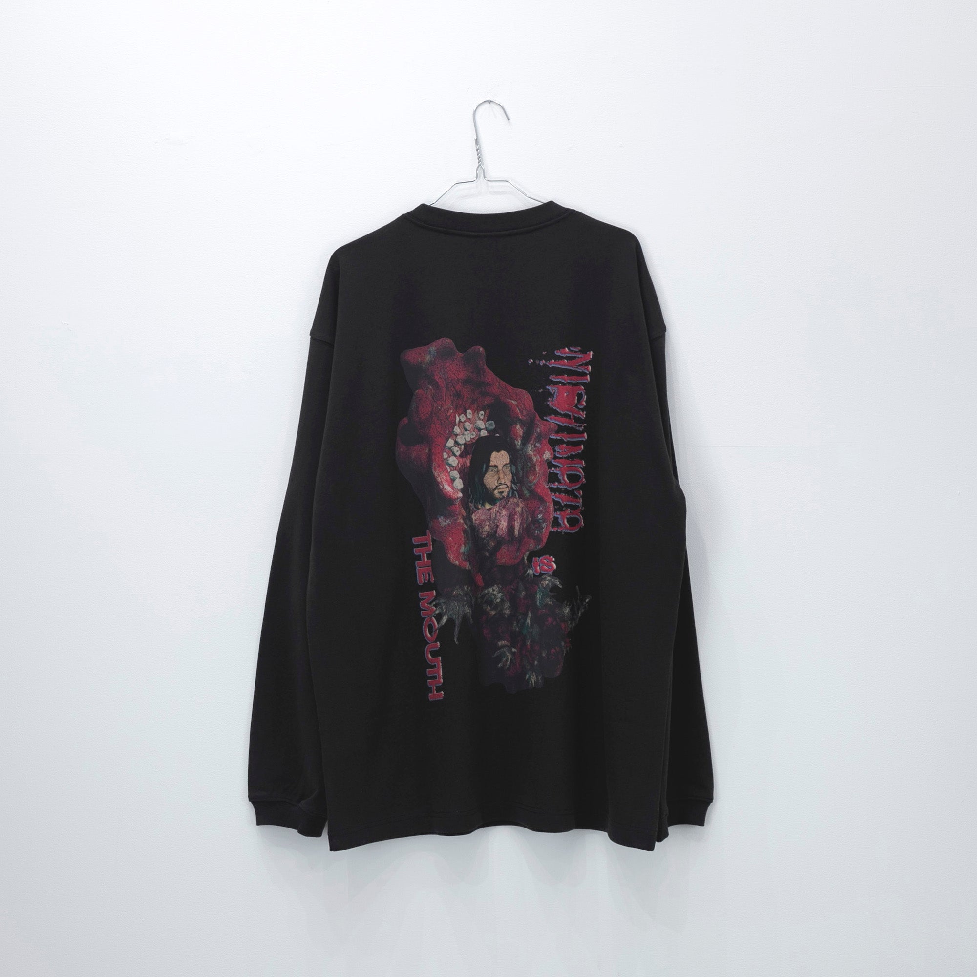 NISHIMOTO IS THE MOUTH JKR L/S TEE NIM-W82 BLACK