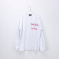 NISHIMOTO IS THE MOUTH JKR L/S TEE NIM-W82 WHITE 