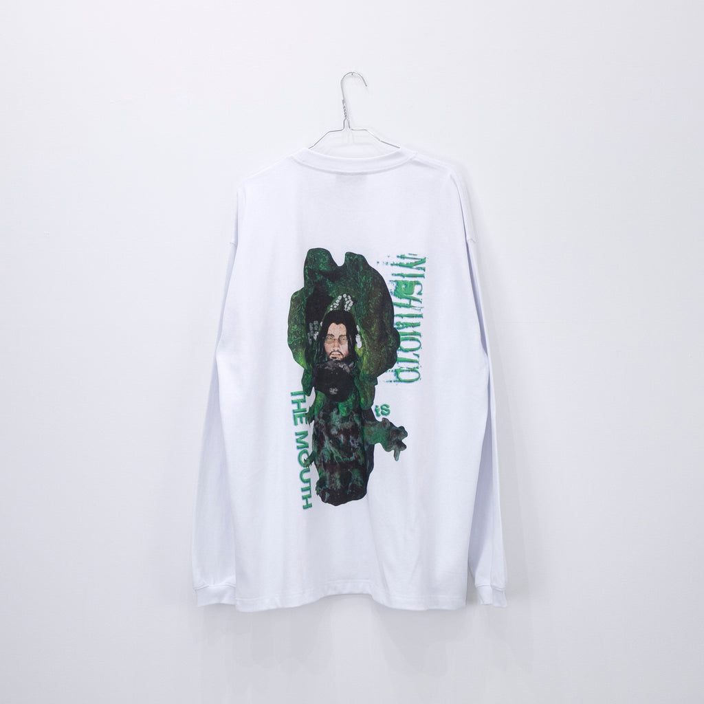 NISHIMOTO IS THE MOUTH JKG L/S TEE NIM-W92 WHITE 