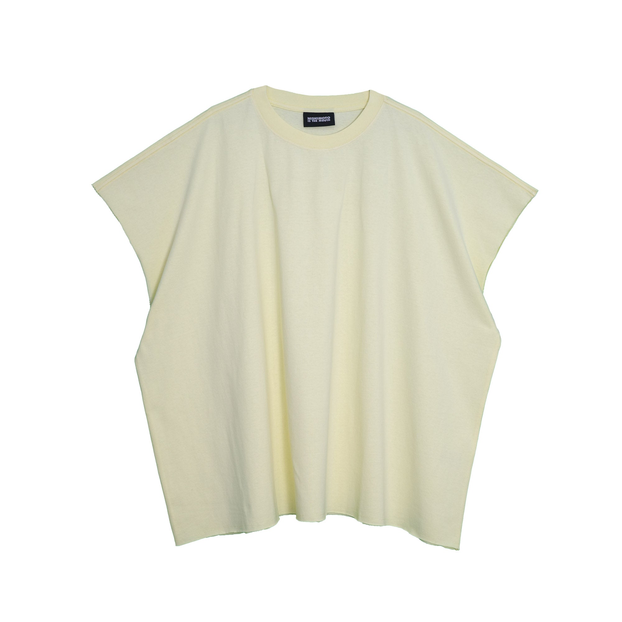 NISHIMOTO IS THE MOUTH WIDE N/S TEE NIM-WD00 LIGHT YELLOW
