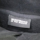 NISHIMOTO IS THE MOUTH WIDE SWEAT PONCHO NIM-WD09 BLACK