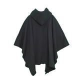 NISHIMOTO IS THE MOUTH WIDE SWEAT PONCHO NIM-WD09 BLACK