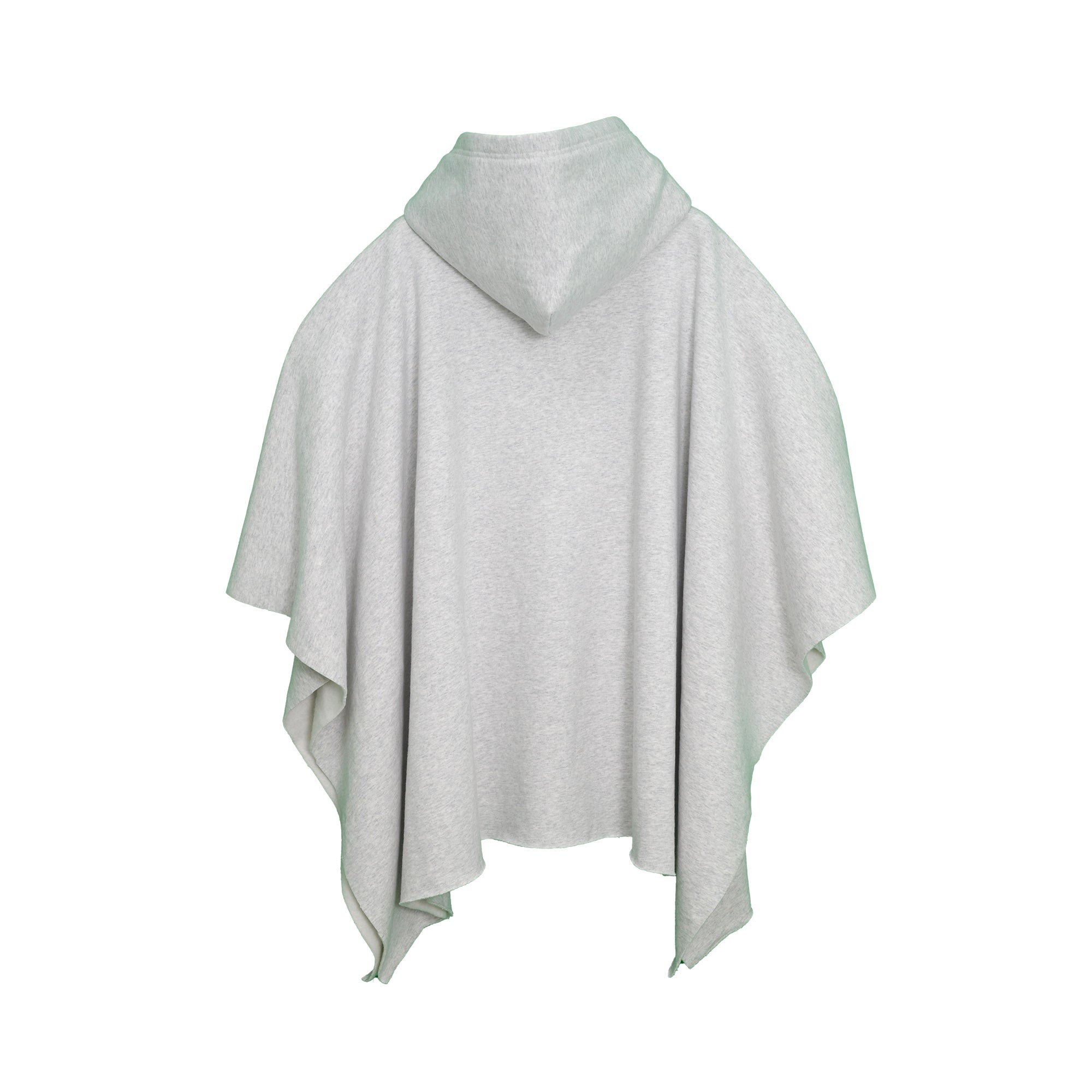 NISHIMOTO IS THE MOUTH WIDE SWEAT PONCHO NIM-WD09 LIGHT HEATHER GRAY