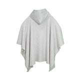NISHIMOTO IS THE MOUTH WIDE SWEAT PONCHO NIM-WD09 LIGHT HEATHER GREY
