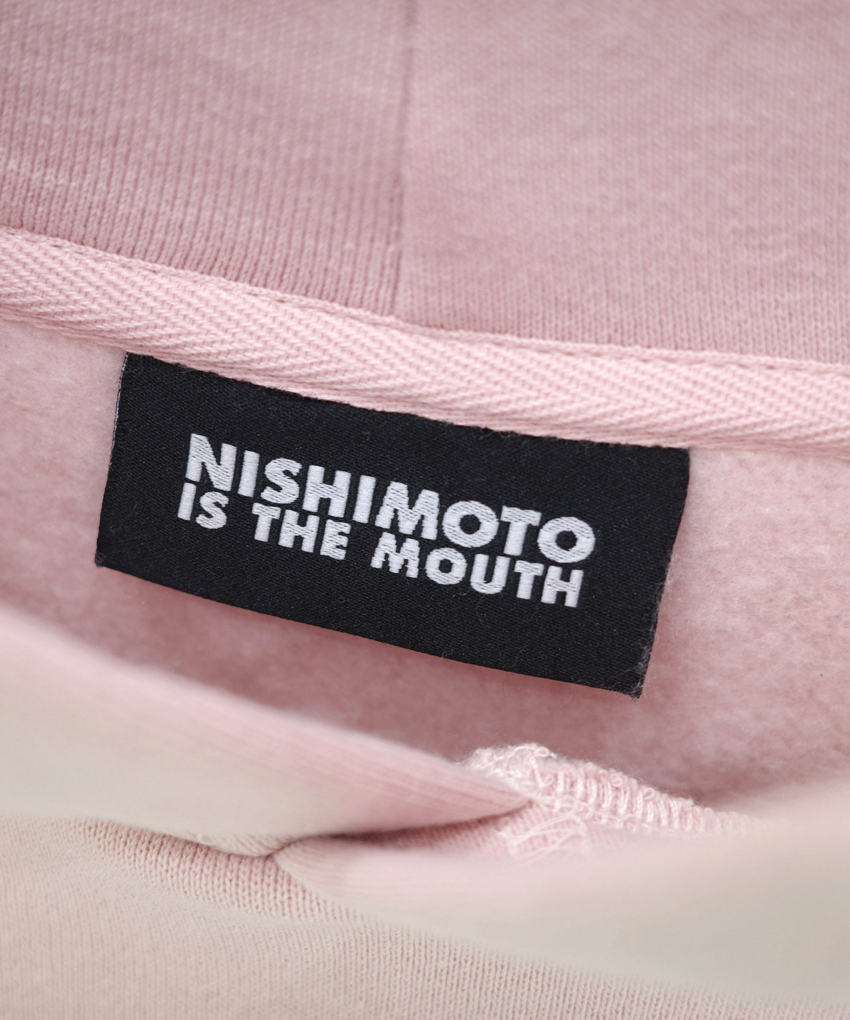 NISHIMOTO IS THE MOUTH WIDE SWEAT PONCHO NIM-WD09 SMOKE PINK
