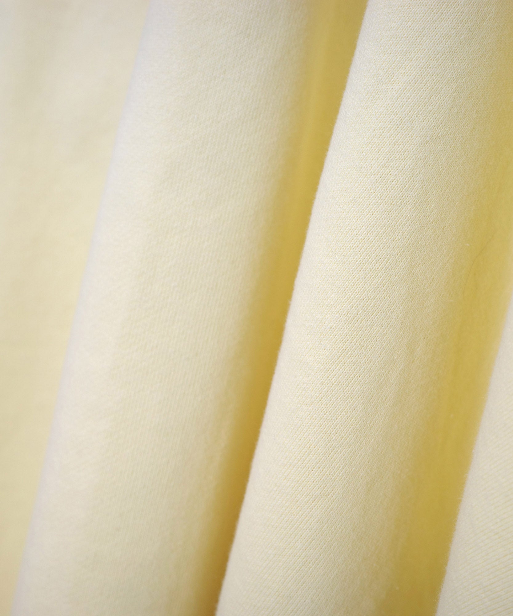 NISHIMOTO IS THE MOUTH WIDE SWEAT PONCHO NIM-WD09 LIGHT YELLOW