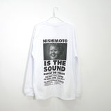 NISHIMOTO IS THE MOUTH x balansa L/S TEE NIMBL-02 WHITE