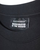 【予約商品 | 26年1月下旬お届け】blackweirdos / NISHIMOTO IS THE MOUTH S/S TEE NIMBW-01 BLACK