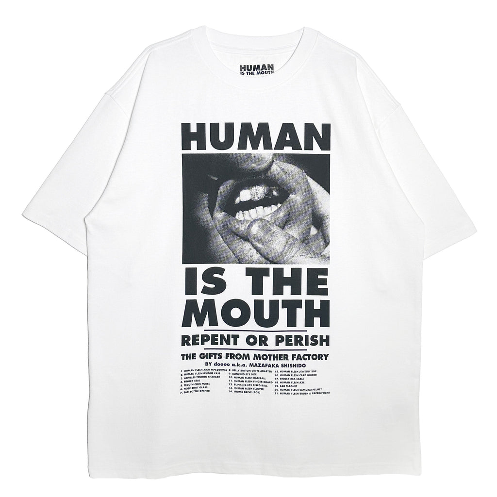 NISHIMOTO IS THE MOUTH × doooo S/S TEE NIMDO-02 WHITE