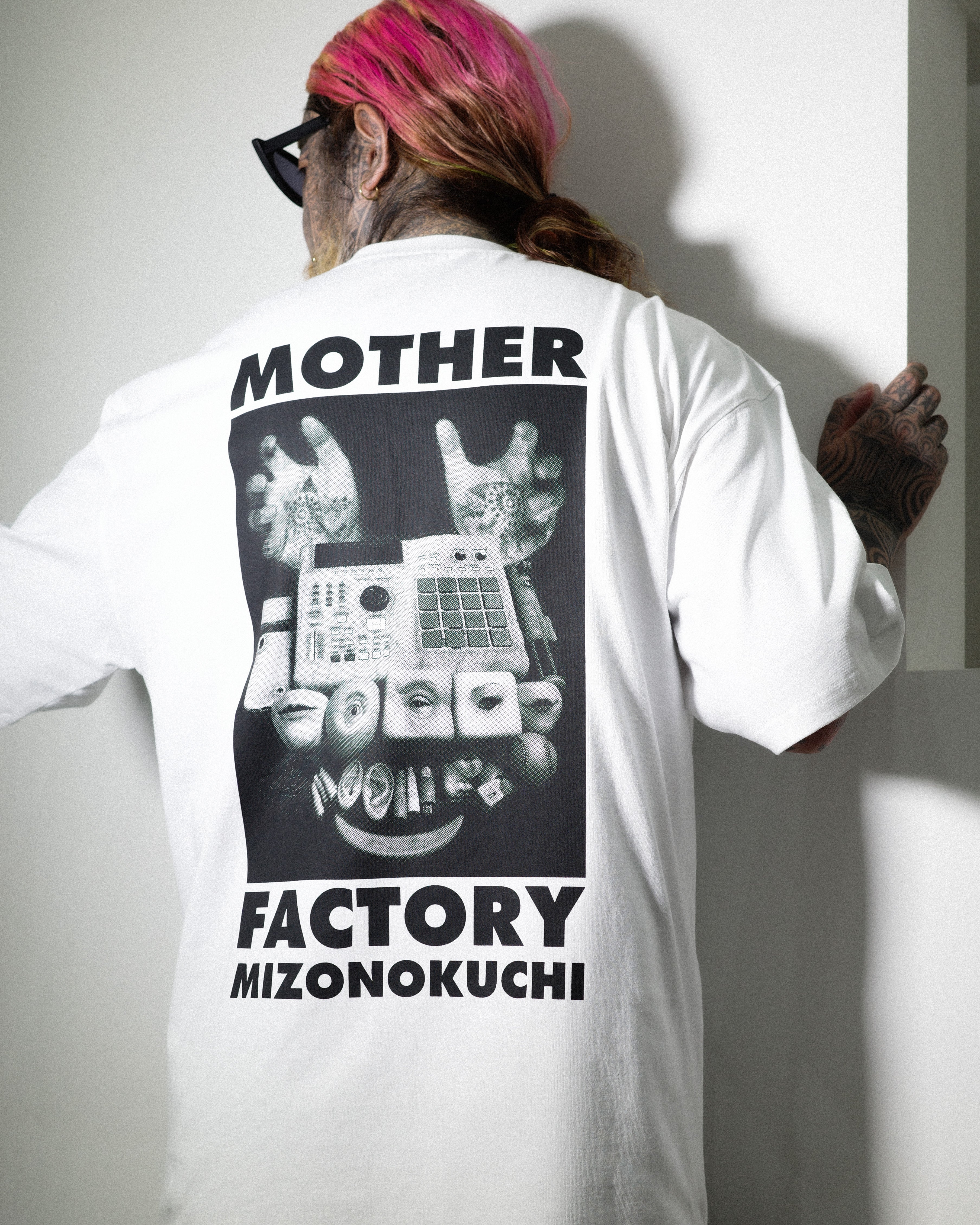 NISHIMOTO IS THE MOUTH × doooo S/S TEE NIMDO-02 WHITE