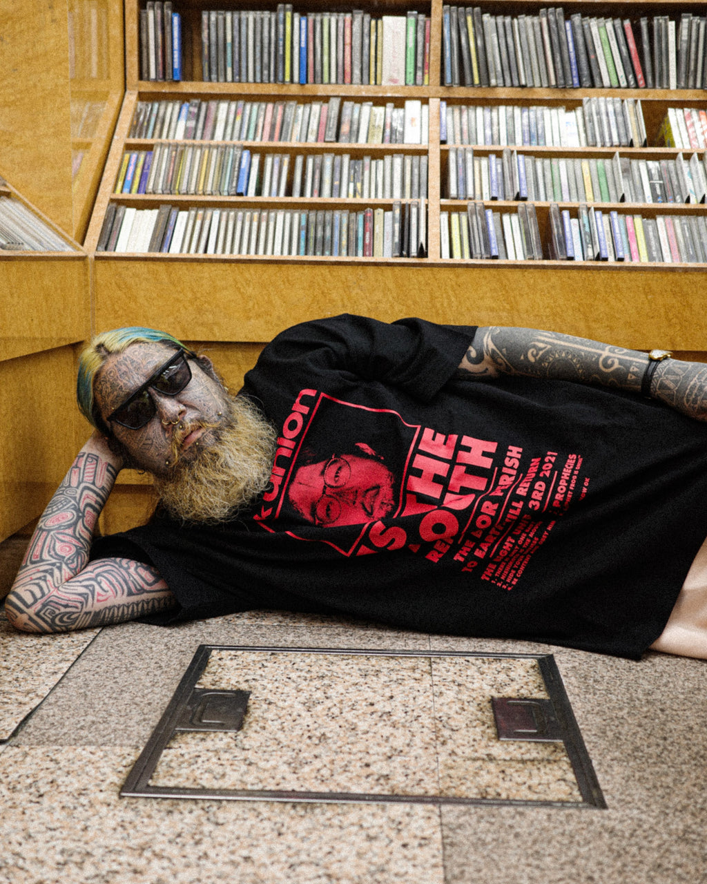 diskunion / NISHIMOTO IS THE MOUTH S/S TEE NIMDU-01 BLACK