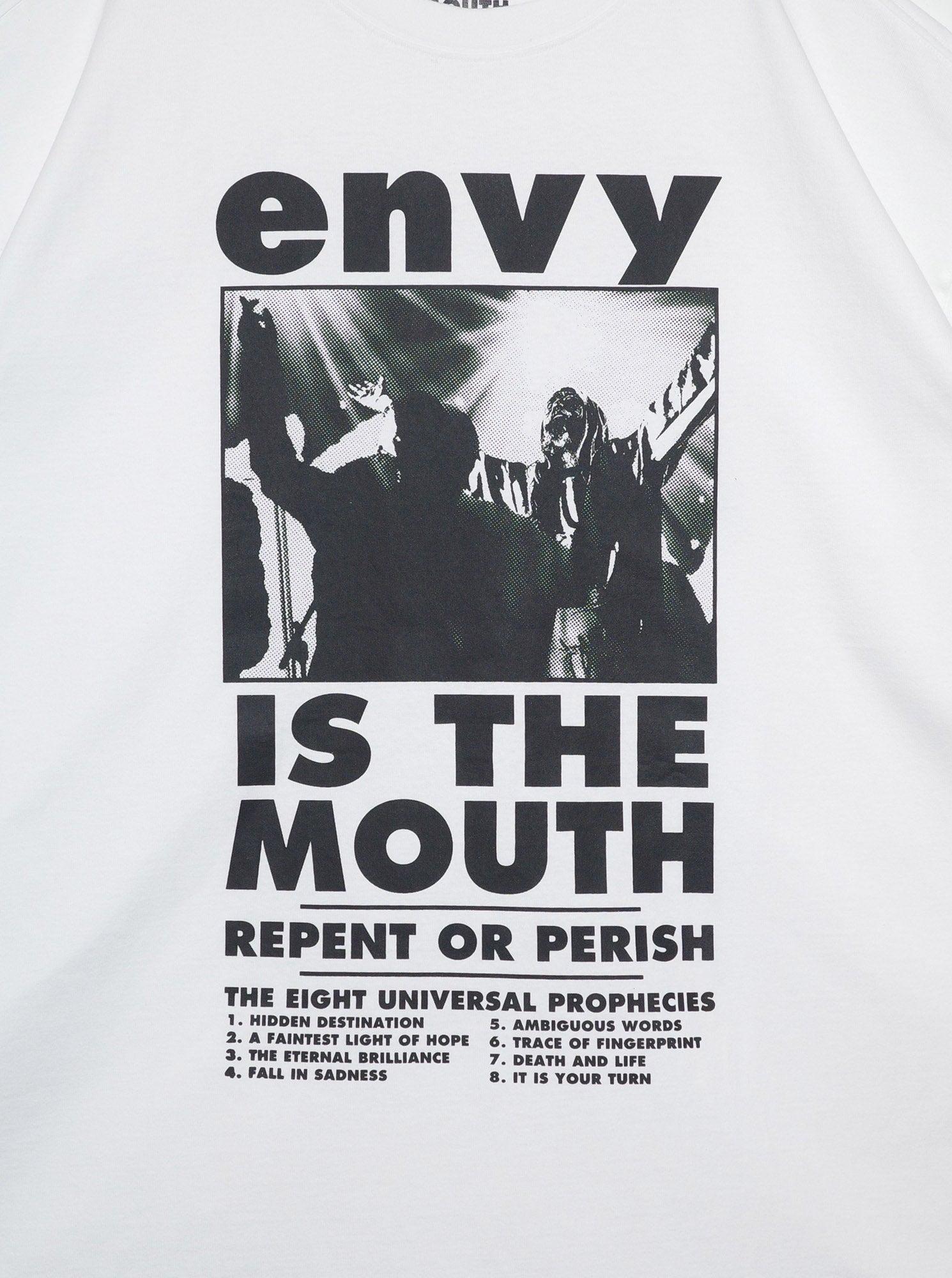 NISHIMOTO IS THE MOUTH / envy S/S TEE NIMEV-01 WHITE