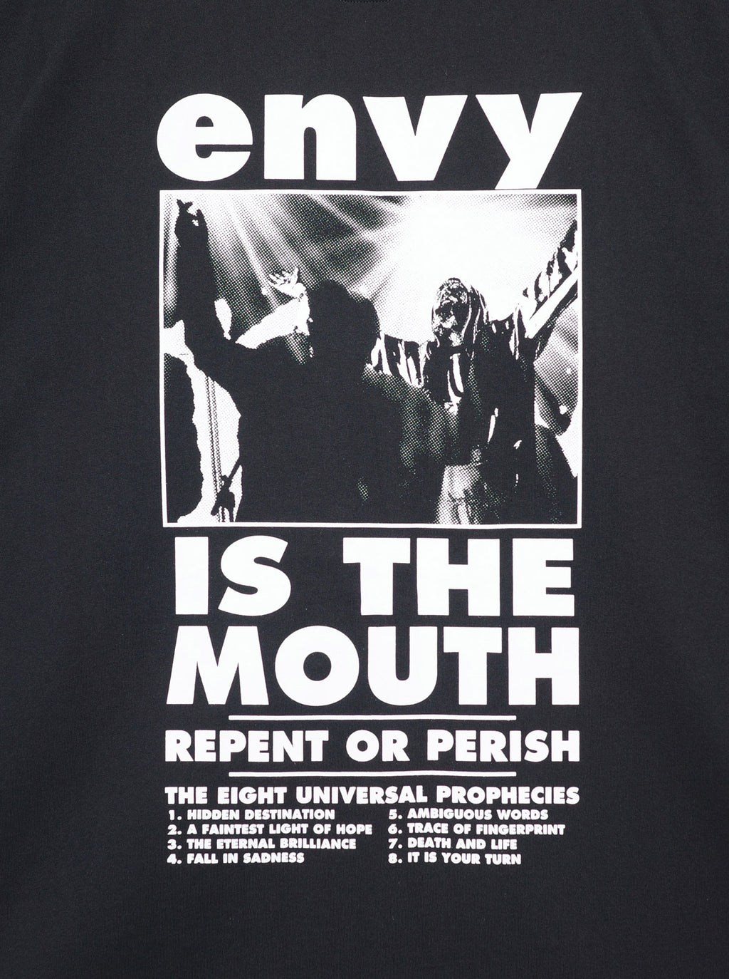 NISHIMOTO IS THE MOUTH / envy S/S TEE NIMEV-01 BLACK