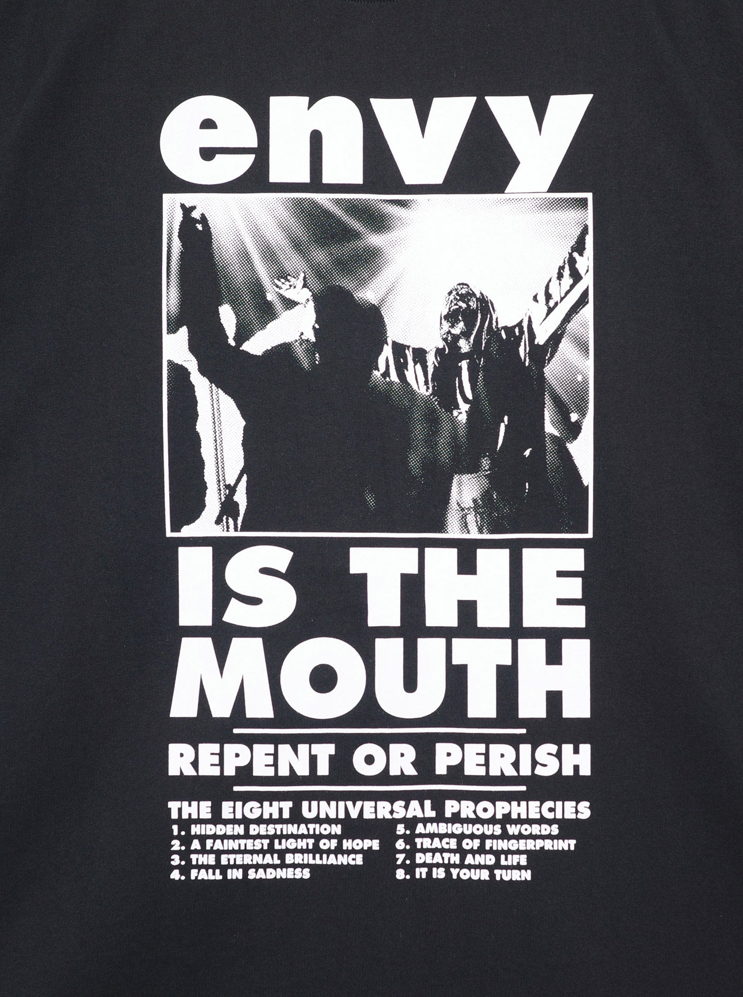 NISHIMOTO IS THE MOUTH / envy S/S TEE NIMEV-01 BLACK