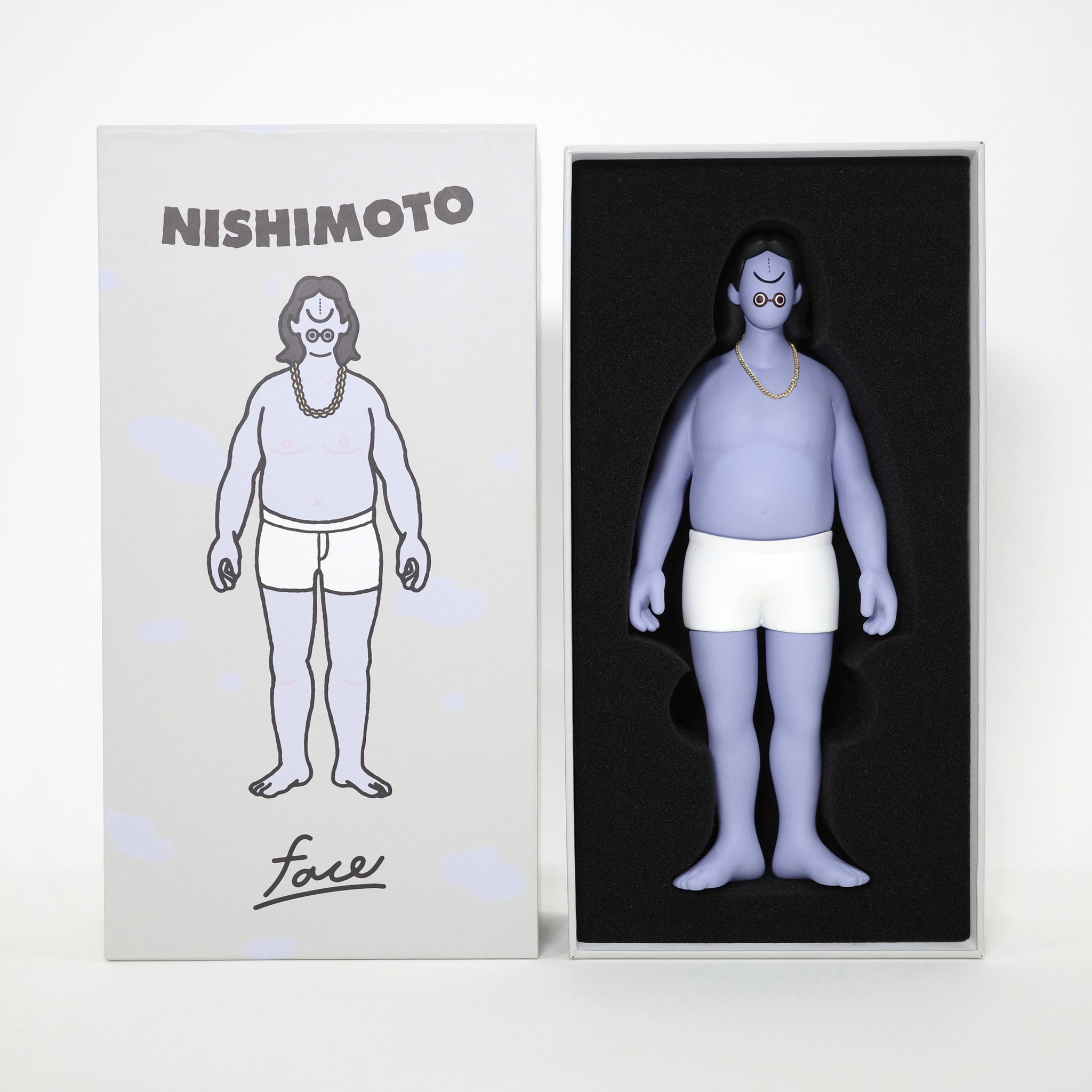 NISHIMOTO IS THE MOUTH × face Figure NISHIMOTO IS THE MOUTH × face Figure Purple – COMMON BASE