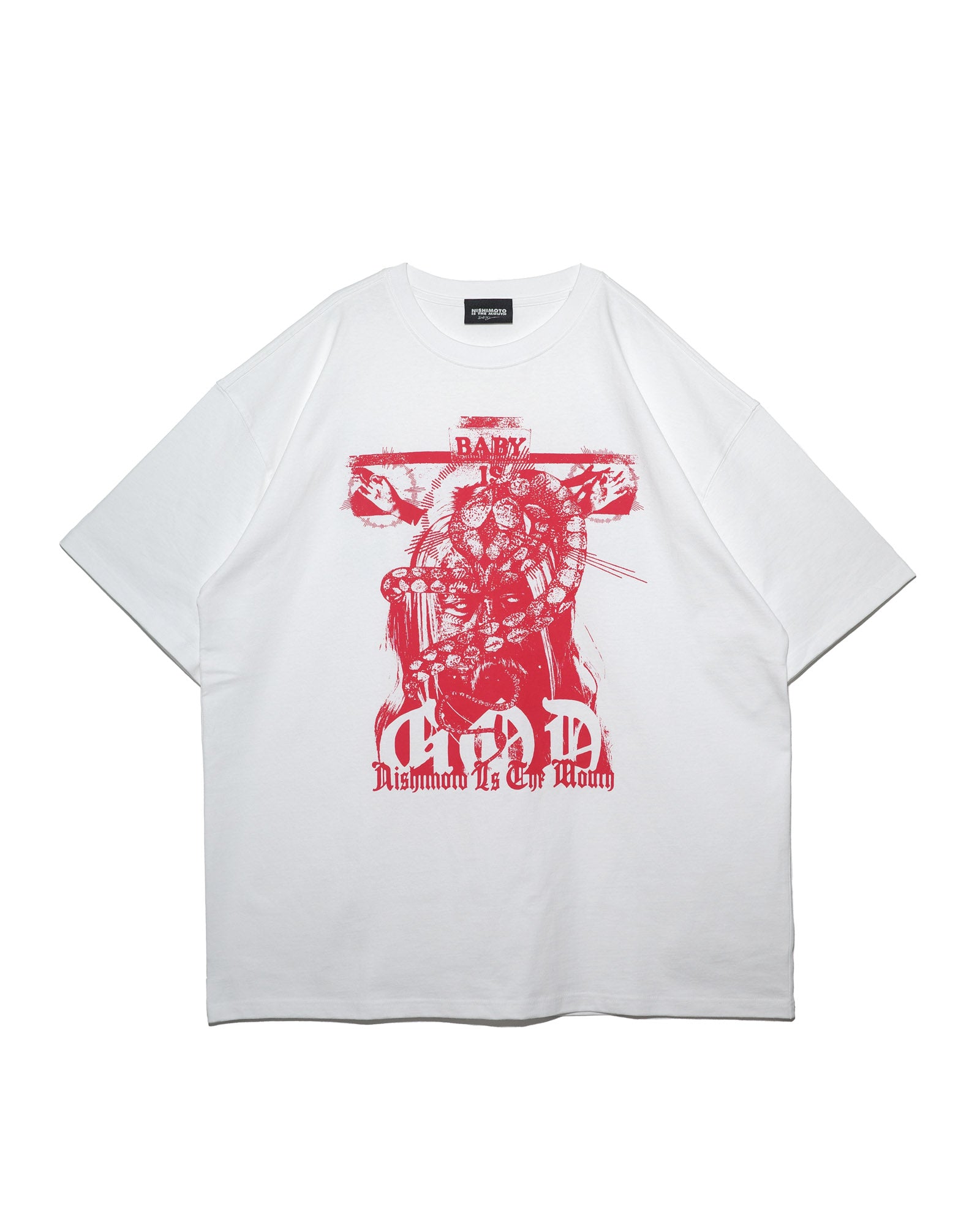 NISHIMOTO IS THE MOUTH/ Kosuke Kawamura S/S TEE NIMKK-L11 WHITE_R