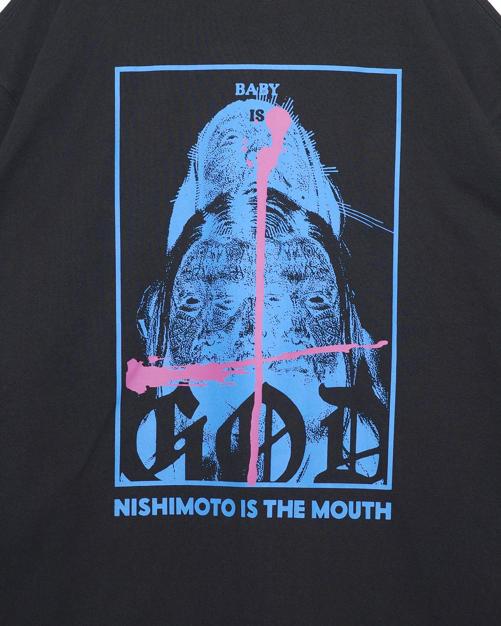 NISHIMOTO IS THE MOUTH/ Kosuke Kawamura S/S TEE NIMKK-L22 BLACK