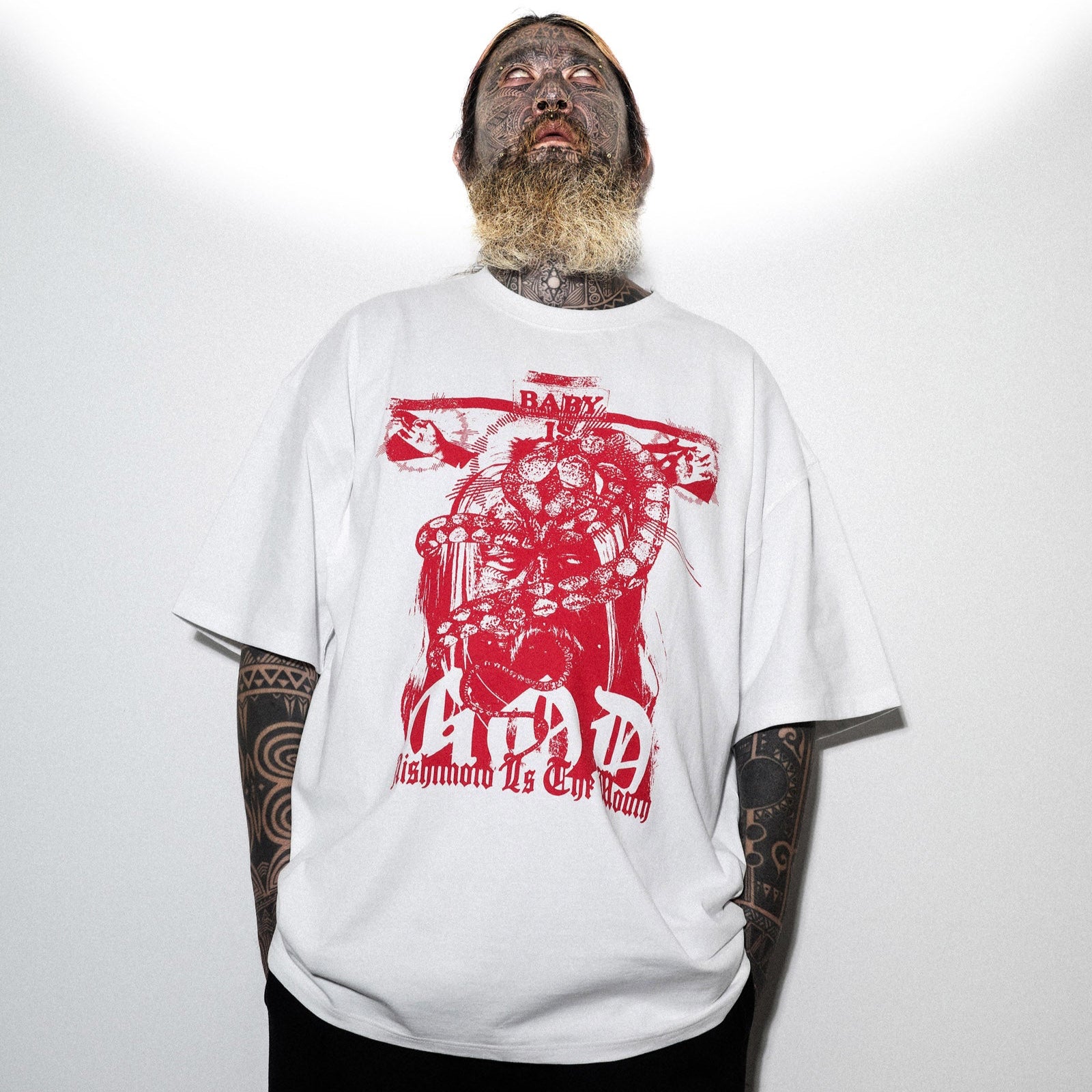 NISHIMOTO IS THE MOUTH/ Kosuke Kawamura S/S TEE NIMKK-L11 WHITE_R