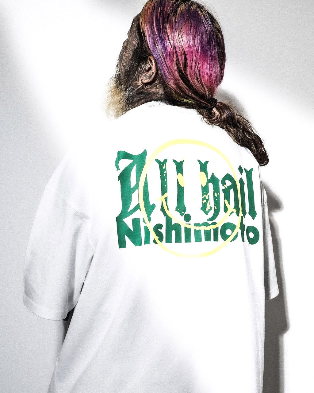 NISHIMOTO IS THE MOUTH/ Kosuke Kawamura S/S TEE NIMKK-L11 WHITE_R