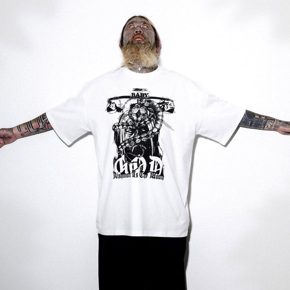 NISHIMOTO IS THE MOUTH/ Kosuke Kawamura S/S TEE NIMKK-L11 WHITE