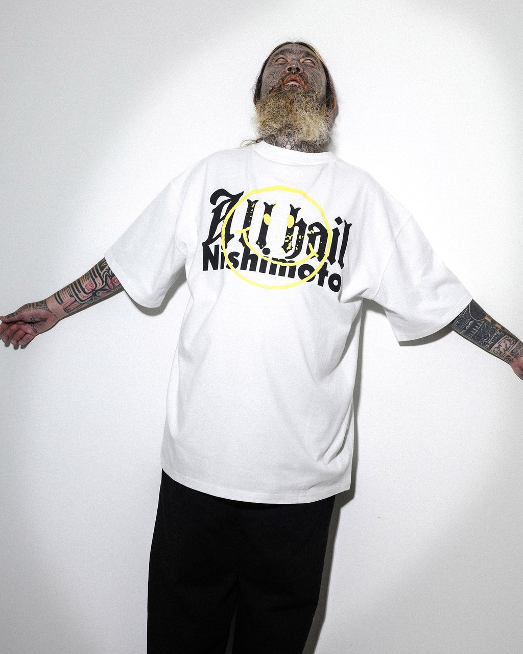 NISHIMOTO IS THE MOUTH/ Kosuke Kawamura S/S TEE NIMKK-L11 WHITE