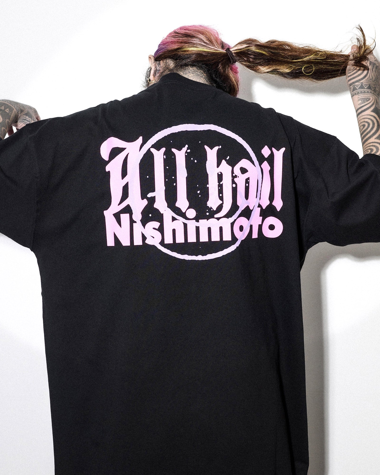 NISHIMOTO IS THE MOUTH/ Kosuke Kawamura S/S TEE NIMKK-L11 BLACK