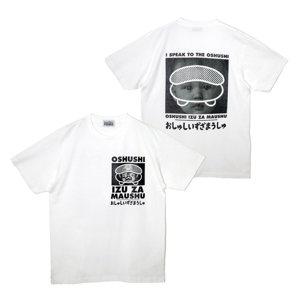 [Pre-order item / Delivery at the end of July] OSHUSHI IZU ZA MAUSHU NIMOS-02 OIZM S/S TEE WHITE