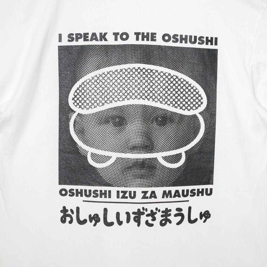 [Pre-order item / Delivery at the end of July] OSHUSHI IZU ZA MAUSHU NIMOS-02 OIZM S/S TEE WHITE