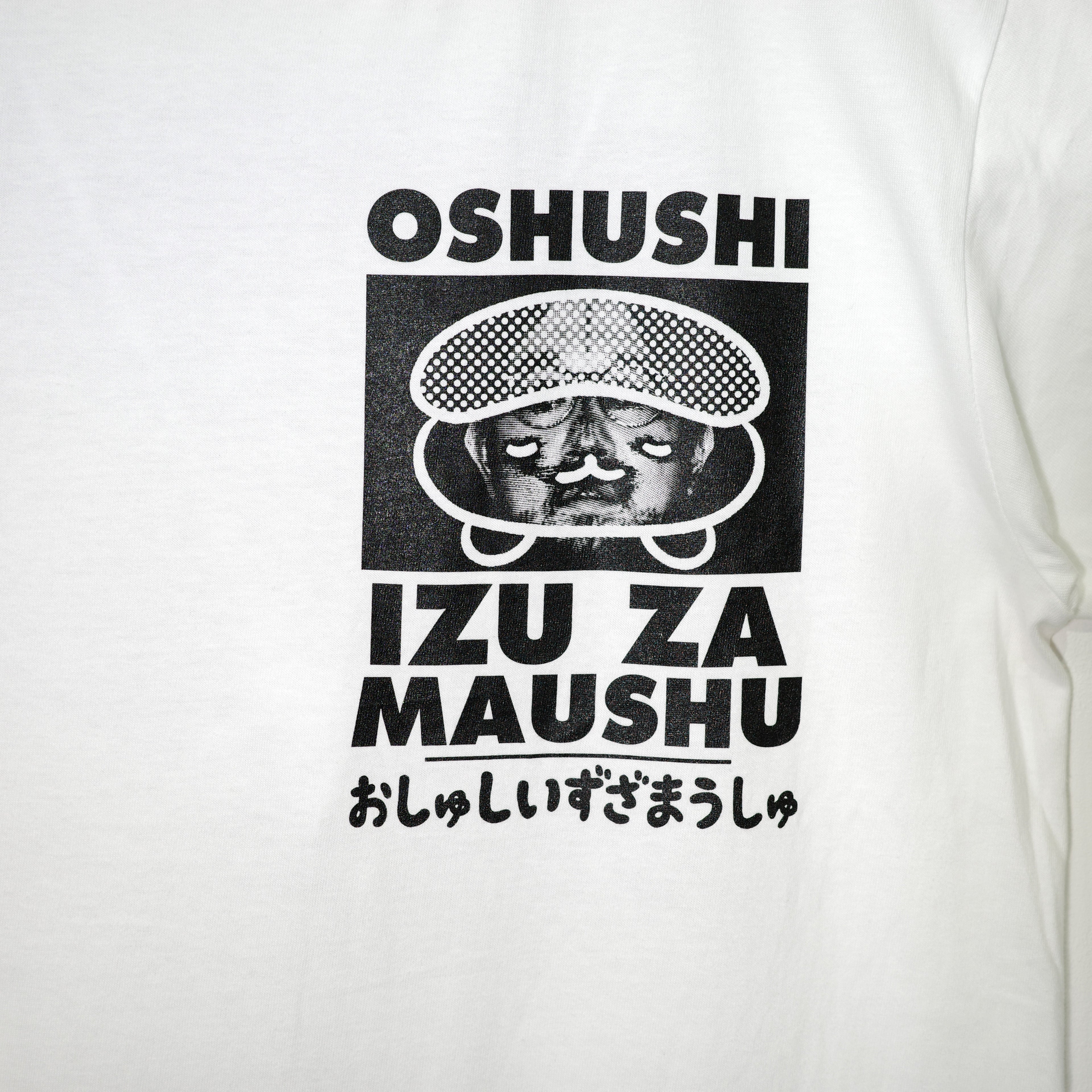 [Pre-order item / Delivery at the end of July] OSHUSHI IZU ZA MAUSHU NIMOS-02 OIZM S/S TEE WHITE