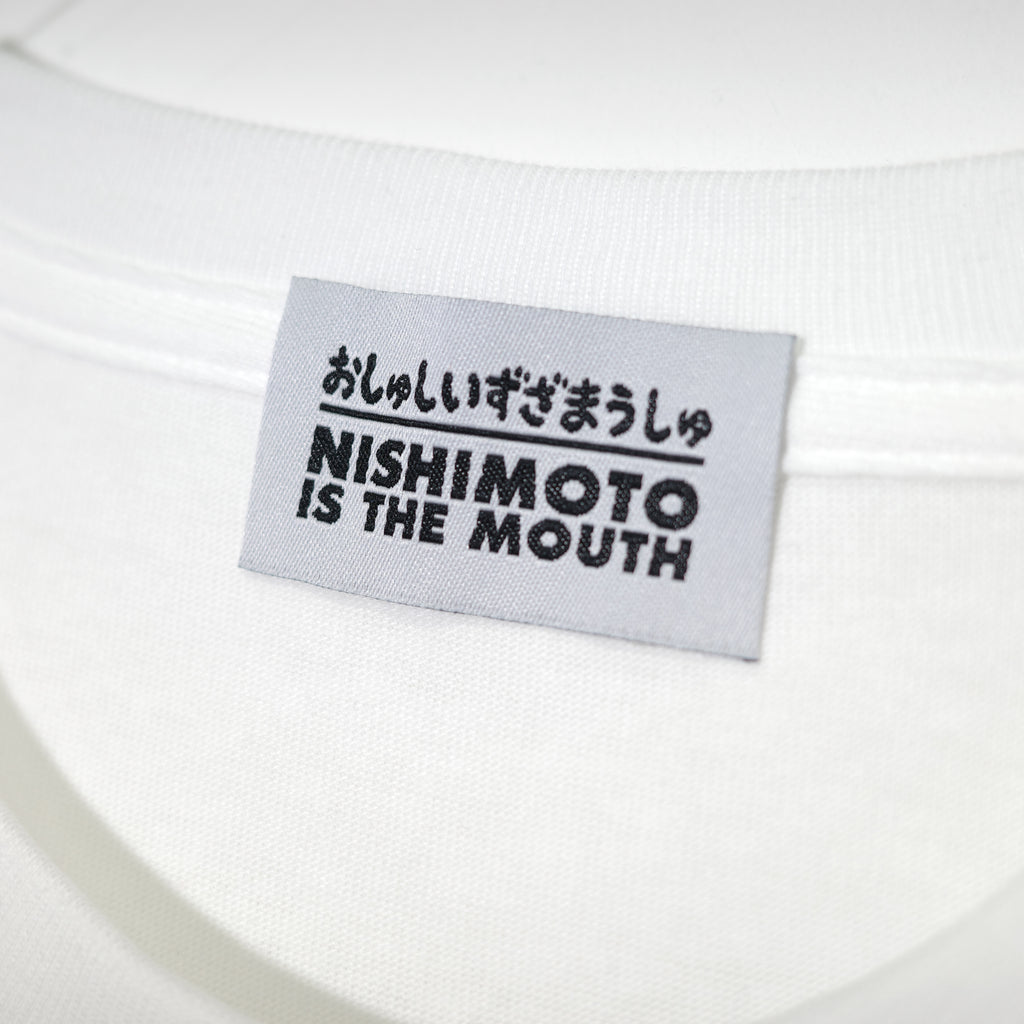 [Pre-order item / Delivery at the end of July] OSHUSHI IZU ZA MAUSHU NIMOS-02 OIZM S/S TEE WHITE